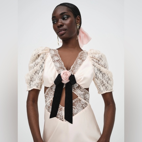 SOLD - For Love and Lemons Corinne Maxi Dress - Picture 2 of 12